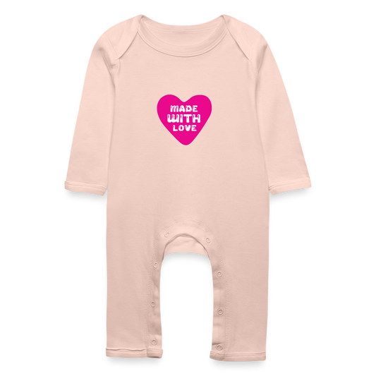 Tutina ecologica per neonato | BabyBugz | Made With Love - rosa cristal