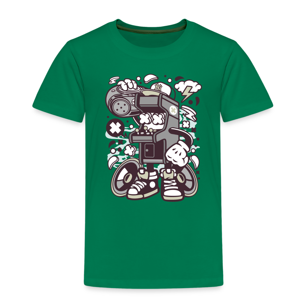 Maglietta Premium per bambini | Spreadshirt |  Arcade Game Boombox - verde kelly