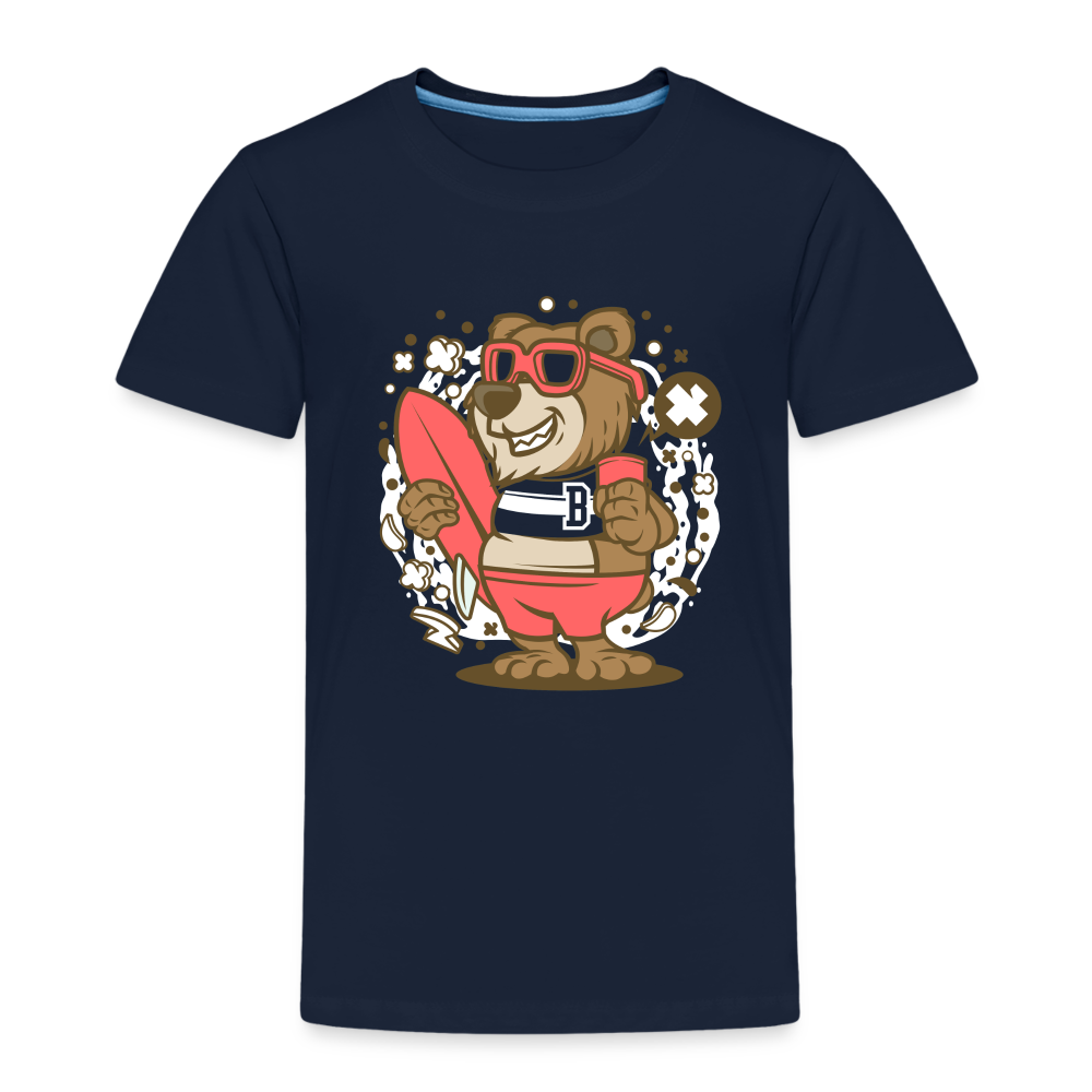 Maglietta Premium per bambini | Spreadshirt | Bear Surfing - navy