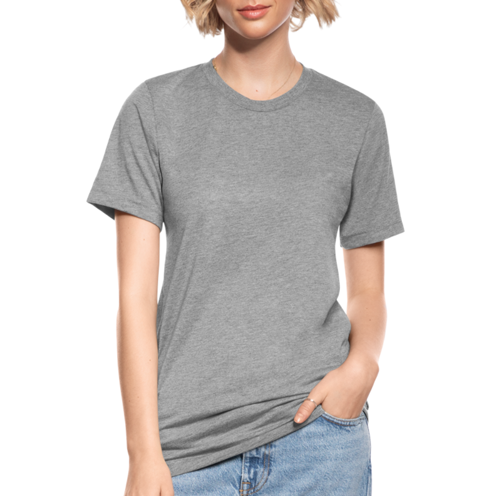 Maglietta unisex tri-blend di Bella + Canvas - grigio melange