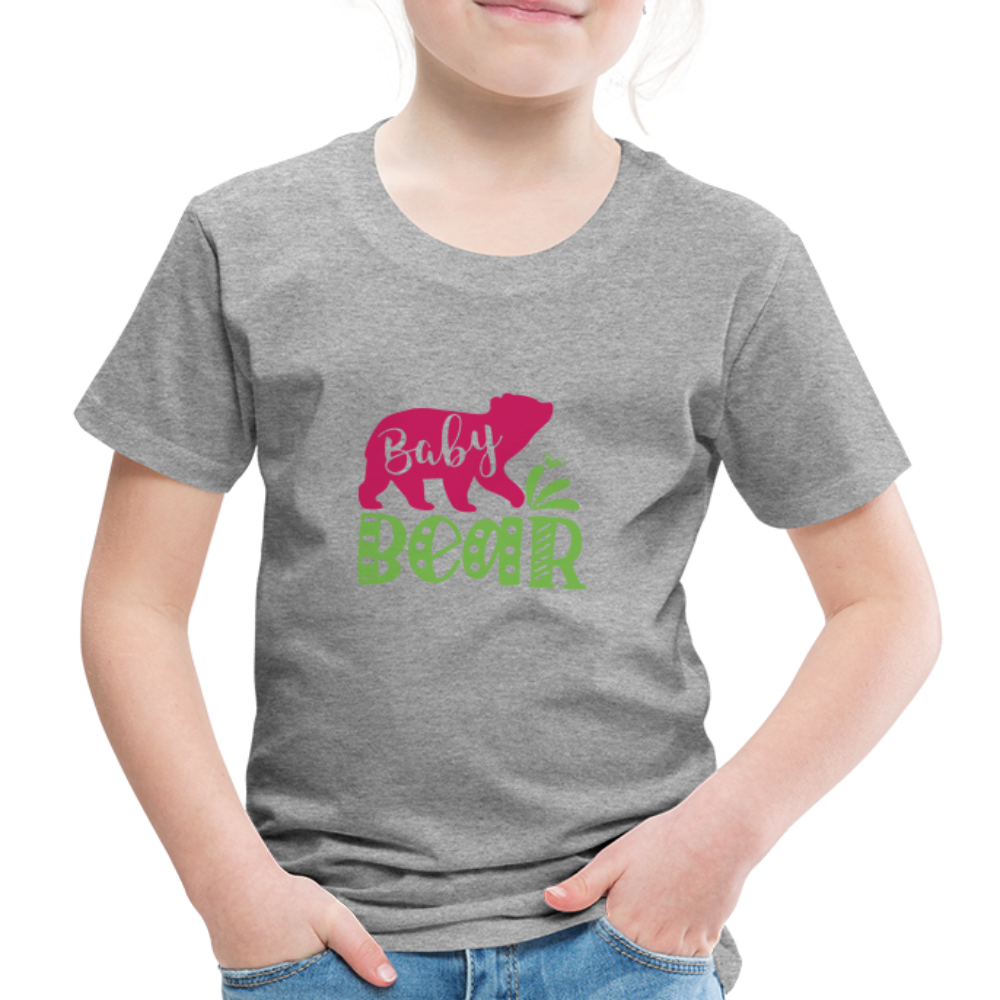 Maglietta Premium per bambini | Spreadshirt | Baby Bear - grigio melange