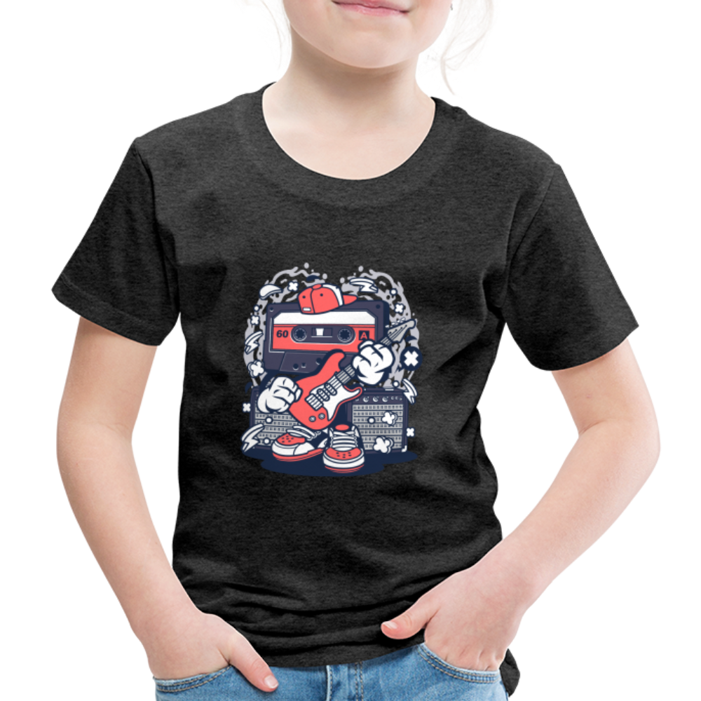 Maglietta Premium per bambini | Spreadshirt | Cassette Rockstar - antracite