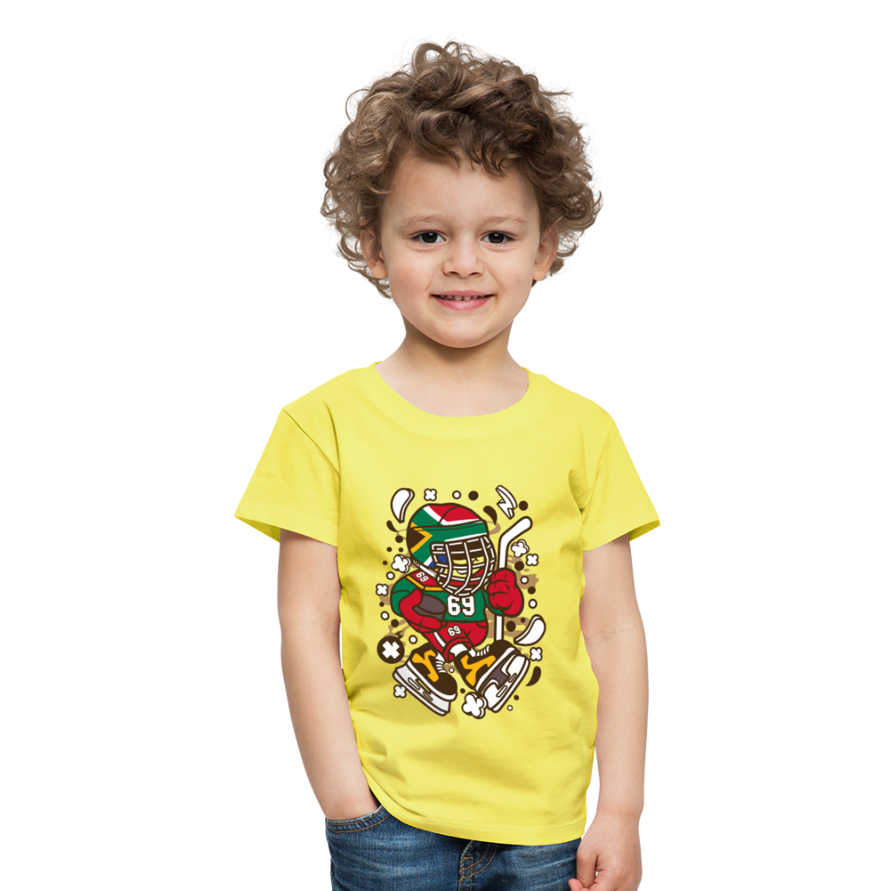 Maglietta Premium per bambini | Spreadshirt | Hockey Kid - giallo