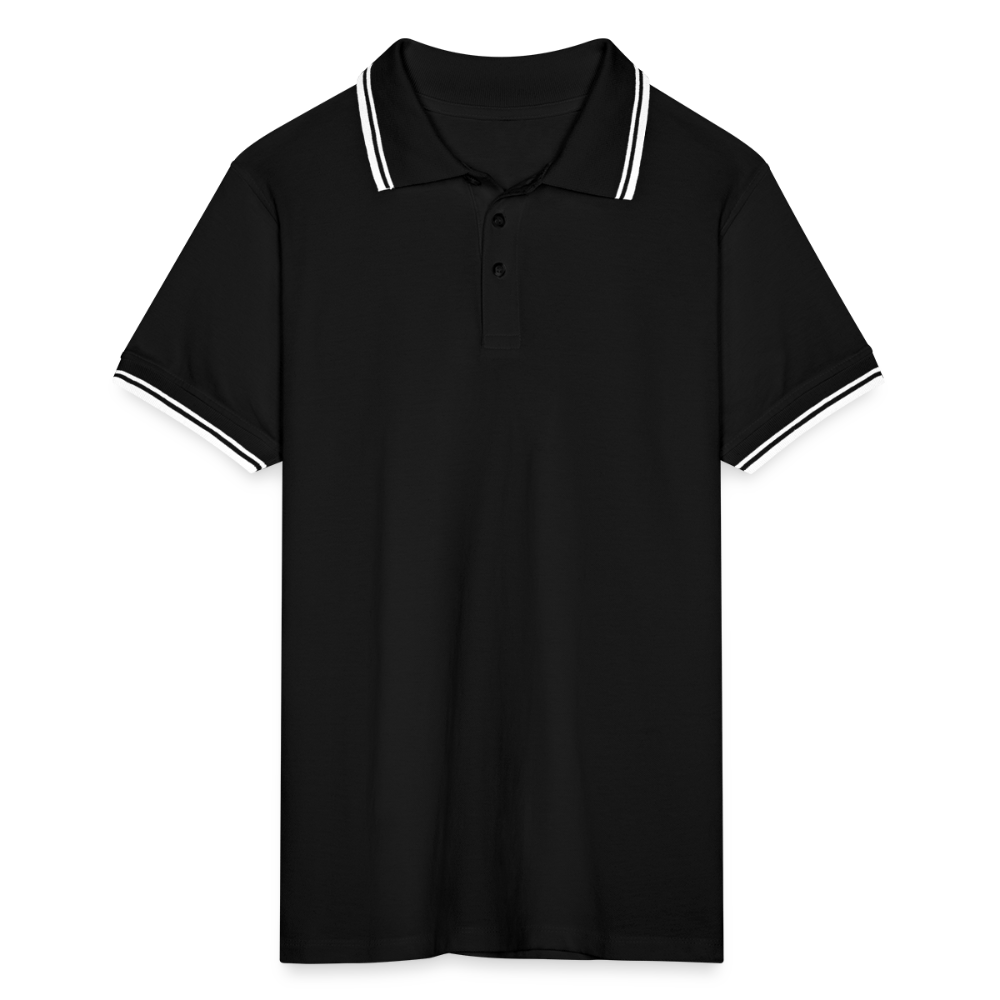 Polo per uomo | Sol's - nero/bianco