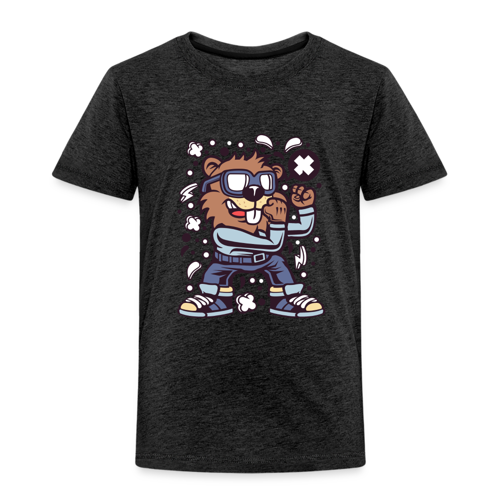 Maglietta Premium per bambini | Spreadshirt | Beaver Fighter - antracite