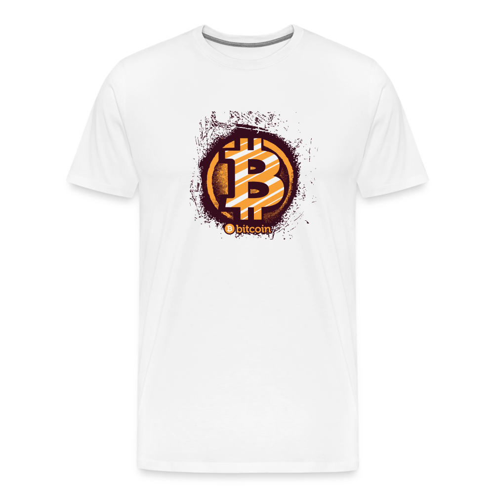 Maglietta Premium da uomo | Spreadshirt | BTC #1 - bianco