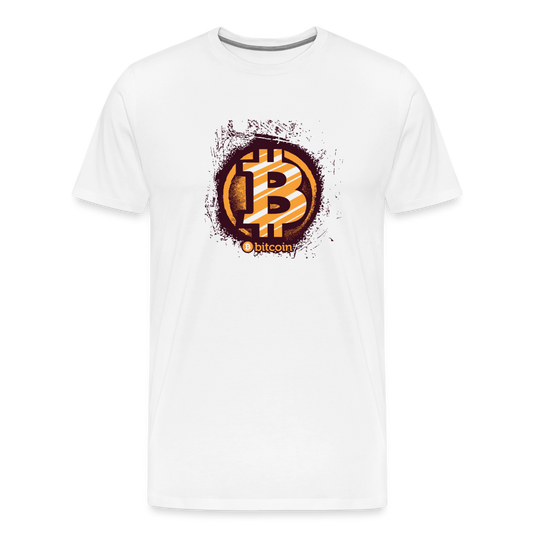 Maglietta Premium da uomo | Spreadshirt | BTC #1 - bianco