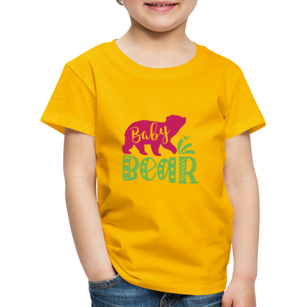 Maglietta Premium per bambini | Spreadshirt | Baby Bear - giallo sole