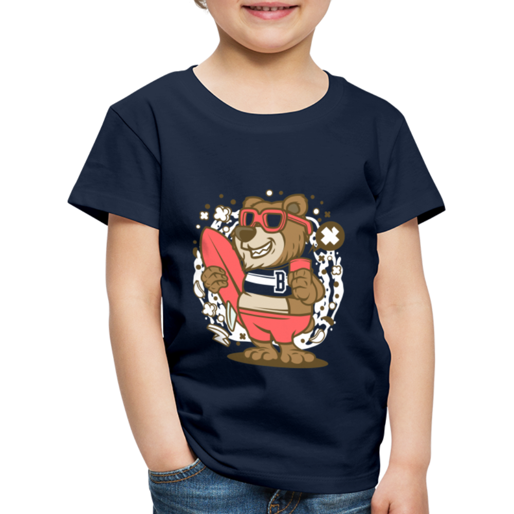 Maglietta Premium per bambini | Spreadshirt | Bear Surfing - navy