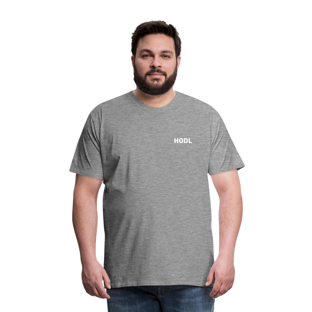 Maglietta Premium da uomo | Spreadshirt | BTC#1 - grigio melange