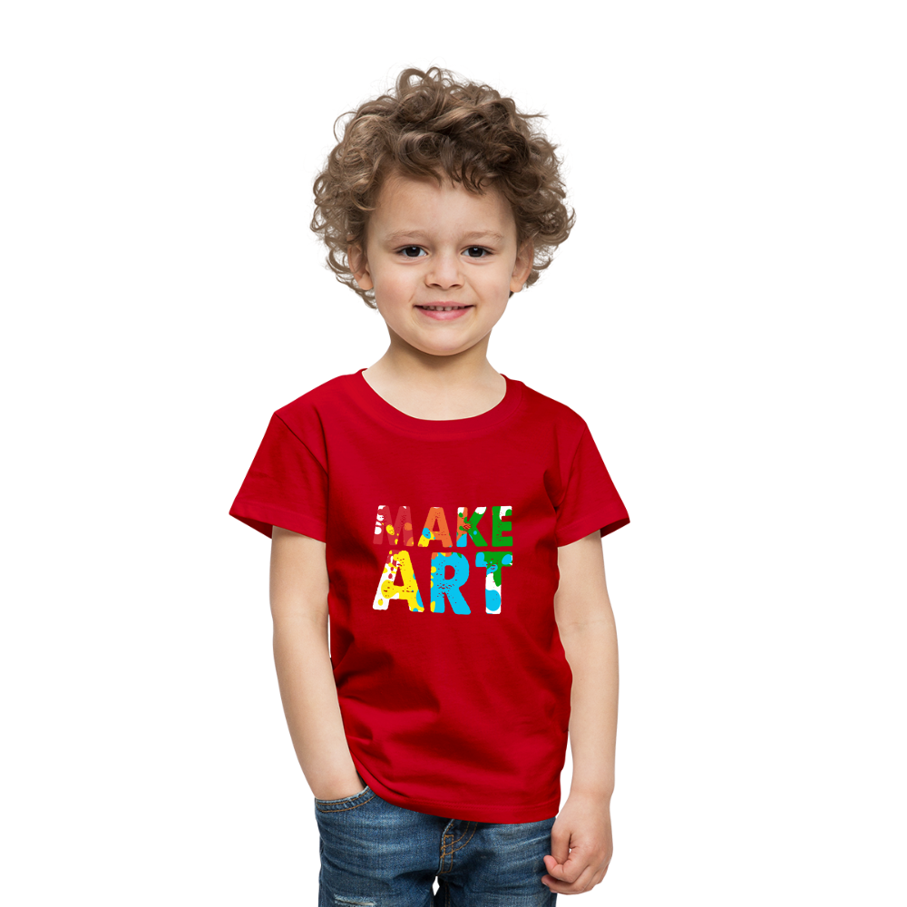 Maglietta Premium per bambini | Spreadshirt | Make Art - rosso