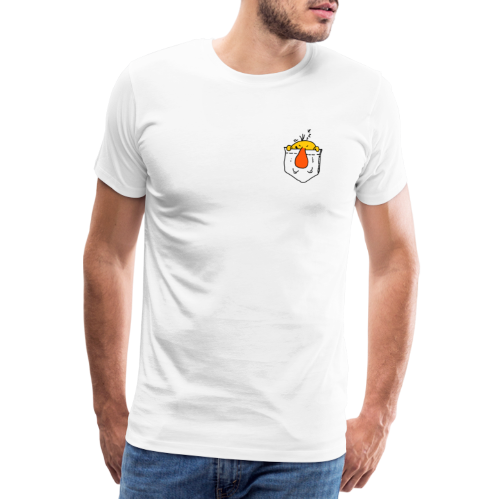 Maglietta Premium da uomo | Spreadshirt | Pocket Bug - bianco