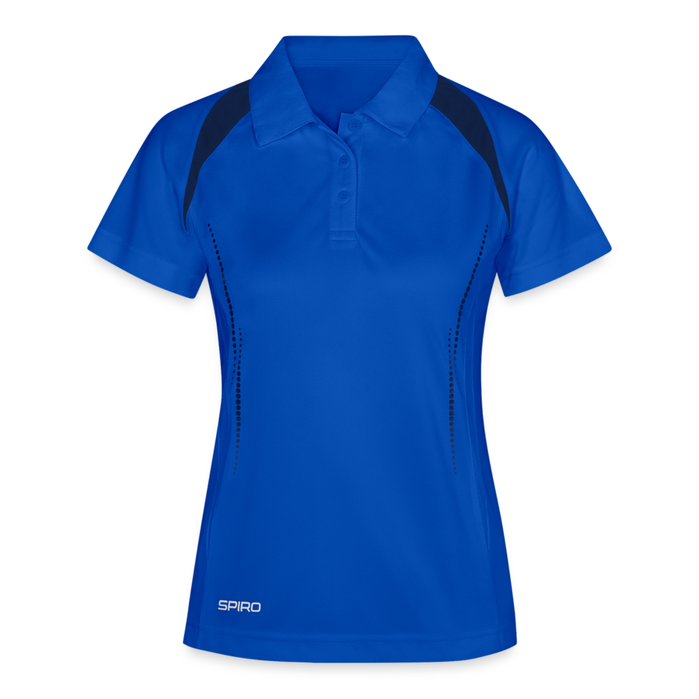 Polo traspirante per donna | Spiro - blu royal/navy