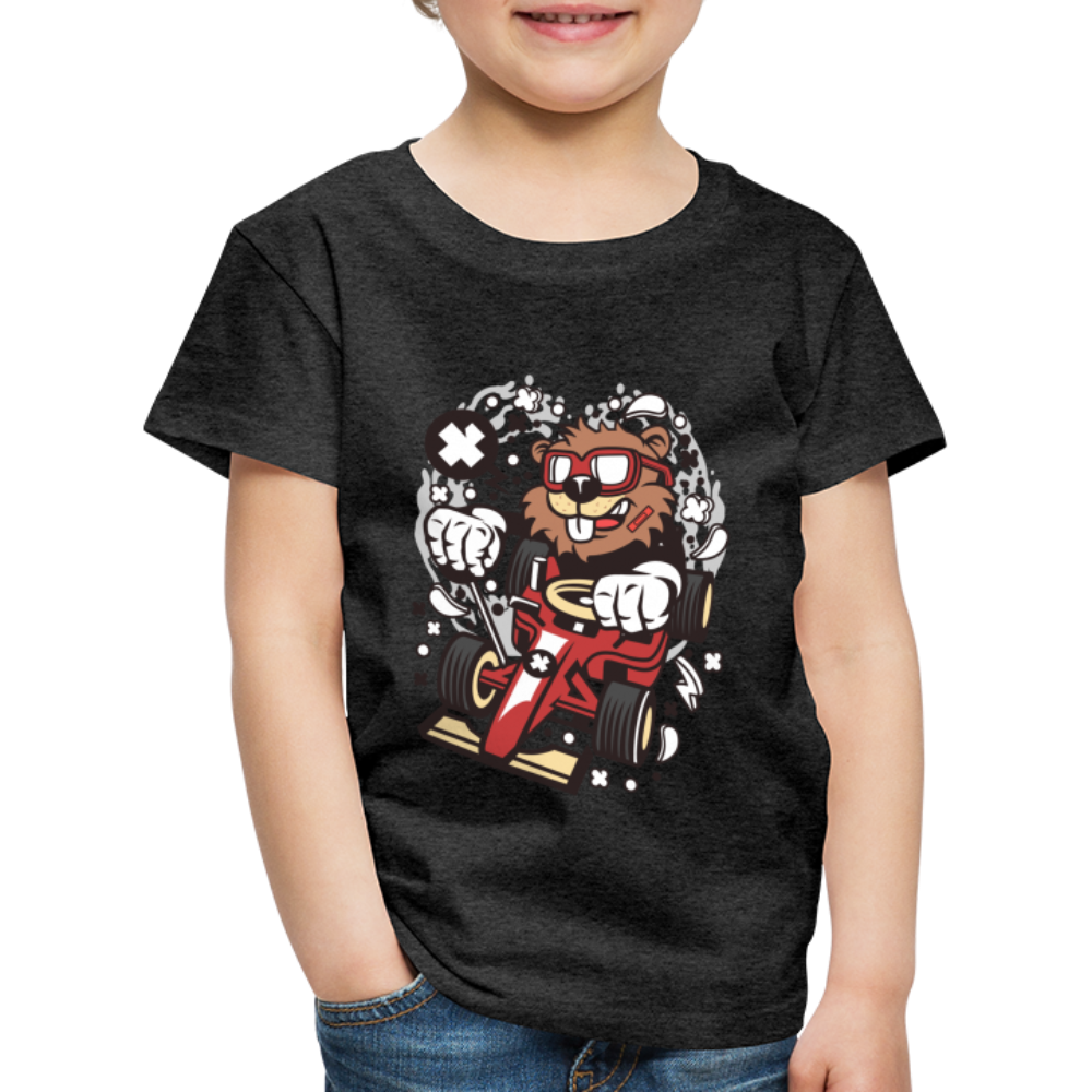 Maglietta Premium per bambini | Spreadshirt | Beaver Racer - antracite