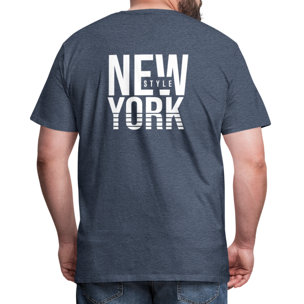 Maglietta Premium da uomo | Spreadshirt | New York Style - bluastro