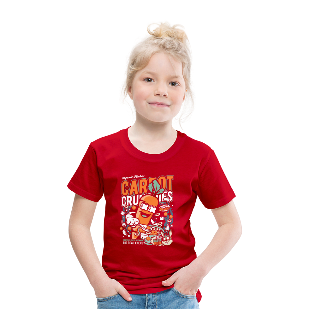 Maglietta Premium per bambini | Spreadshirt | Carrot Crunchies - rosso