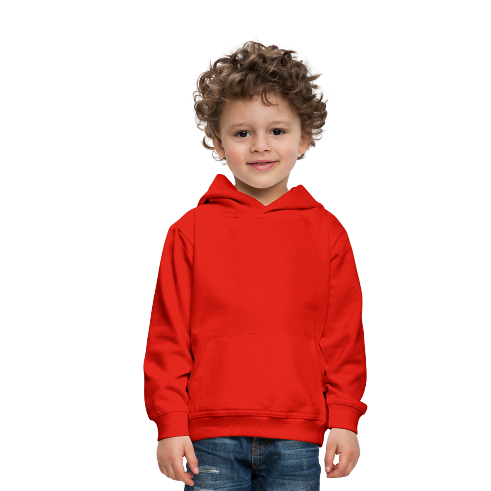 Felpa con cappuccio Premium per bambini | Personalizzabile - rød