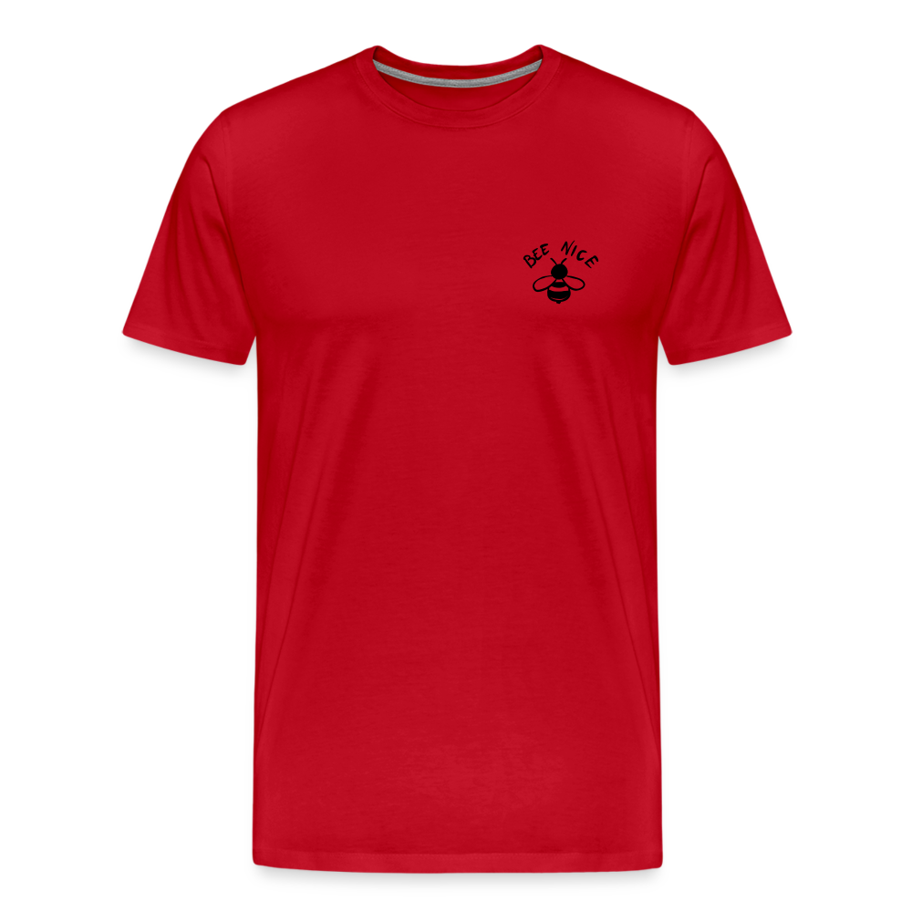 Maglietta Premium da uomo | Spreadshirt | Bee Nice - rosso