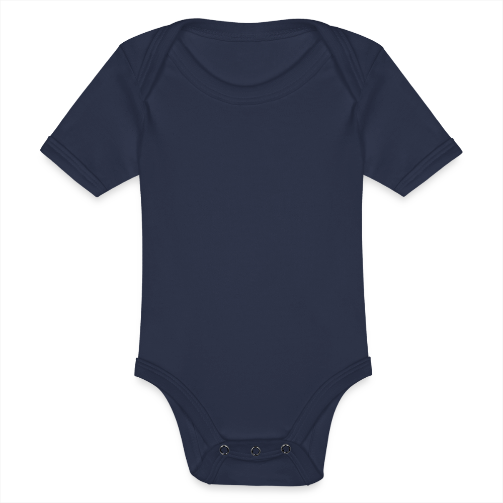 Body ecologico per neonato a manica corta | Spreadshirt - navy scuro