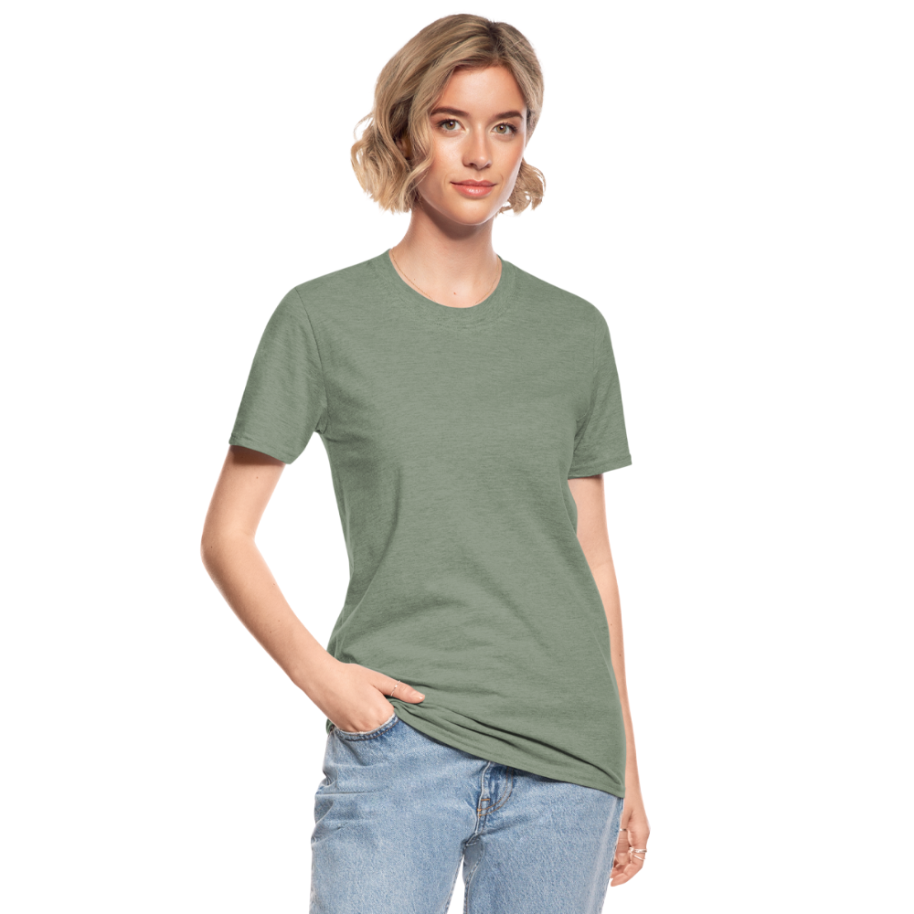 Maglietta unisex, mix cotone e poliestere | Gildan - verde militare melange