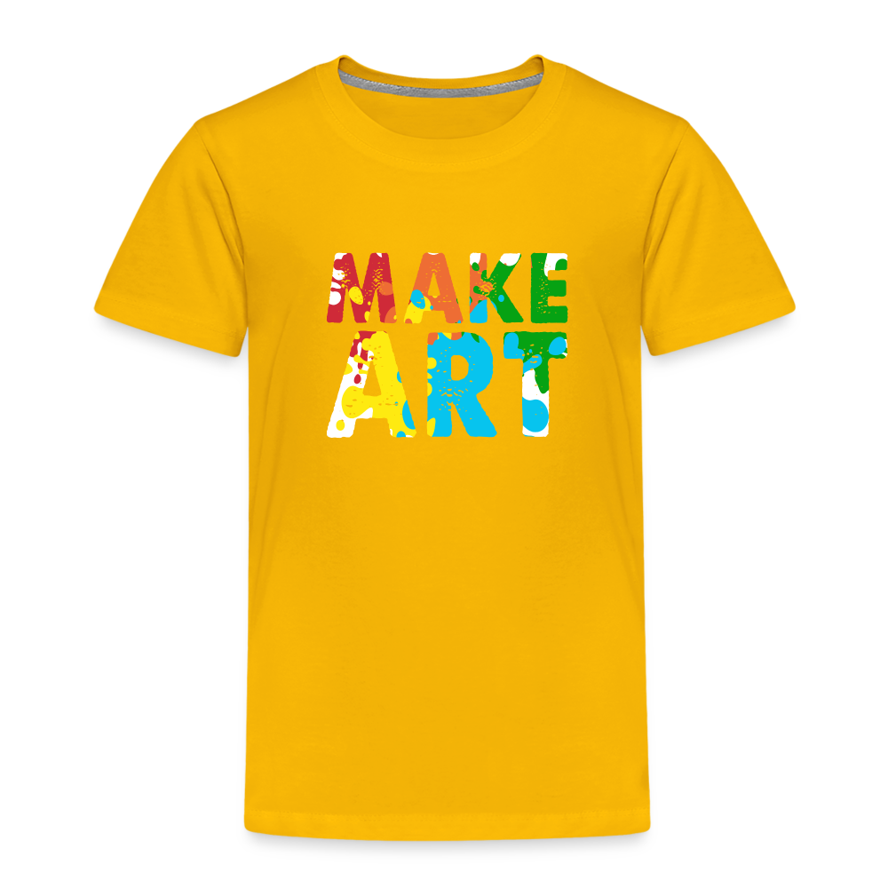 Maglietta Premium per bambini | Spreadshirt | Make Art - giallo sole