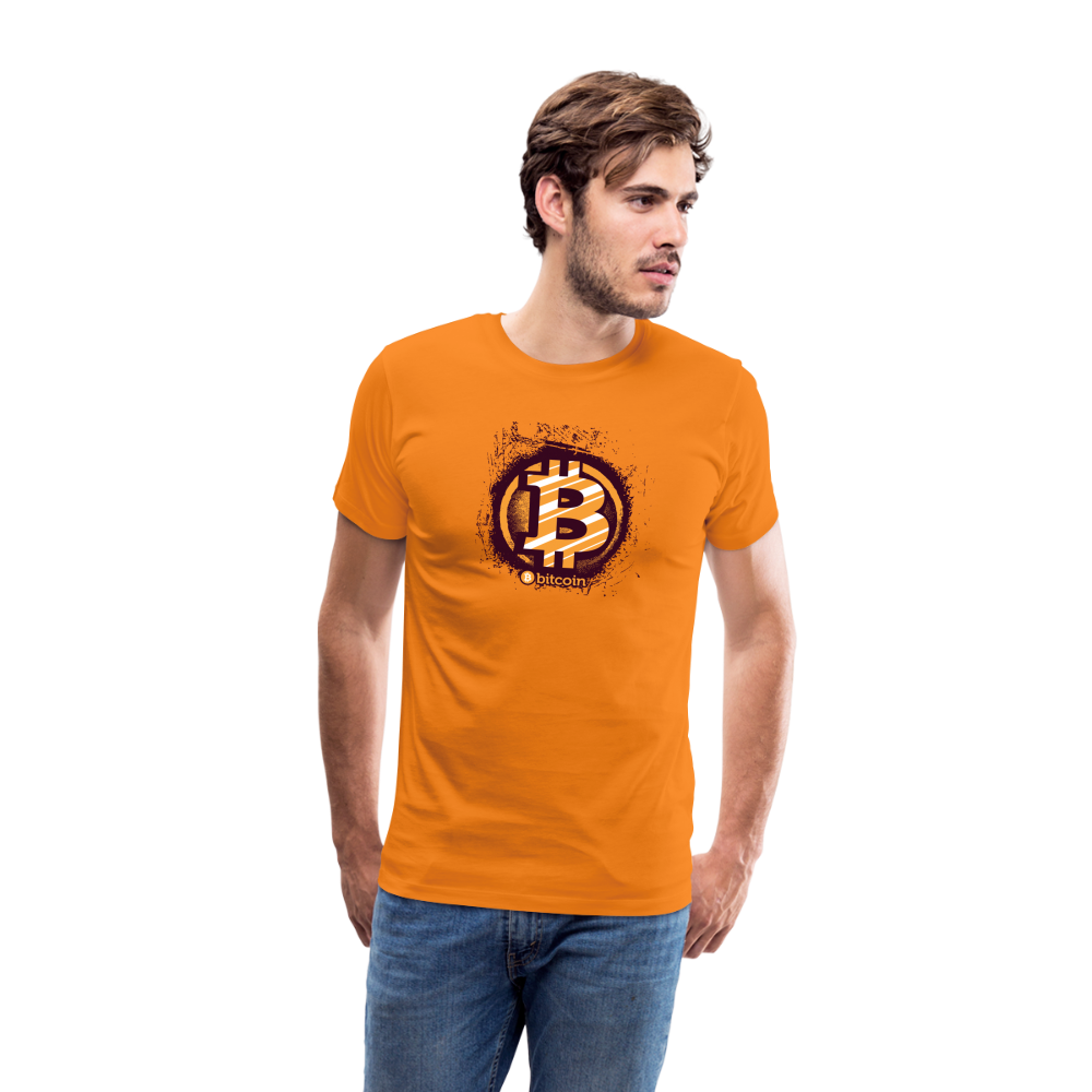 Maglietta Premium da uomo | Spreadshirt | BTC #1 - arancione