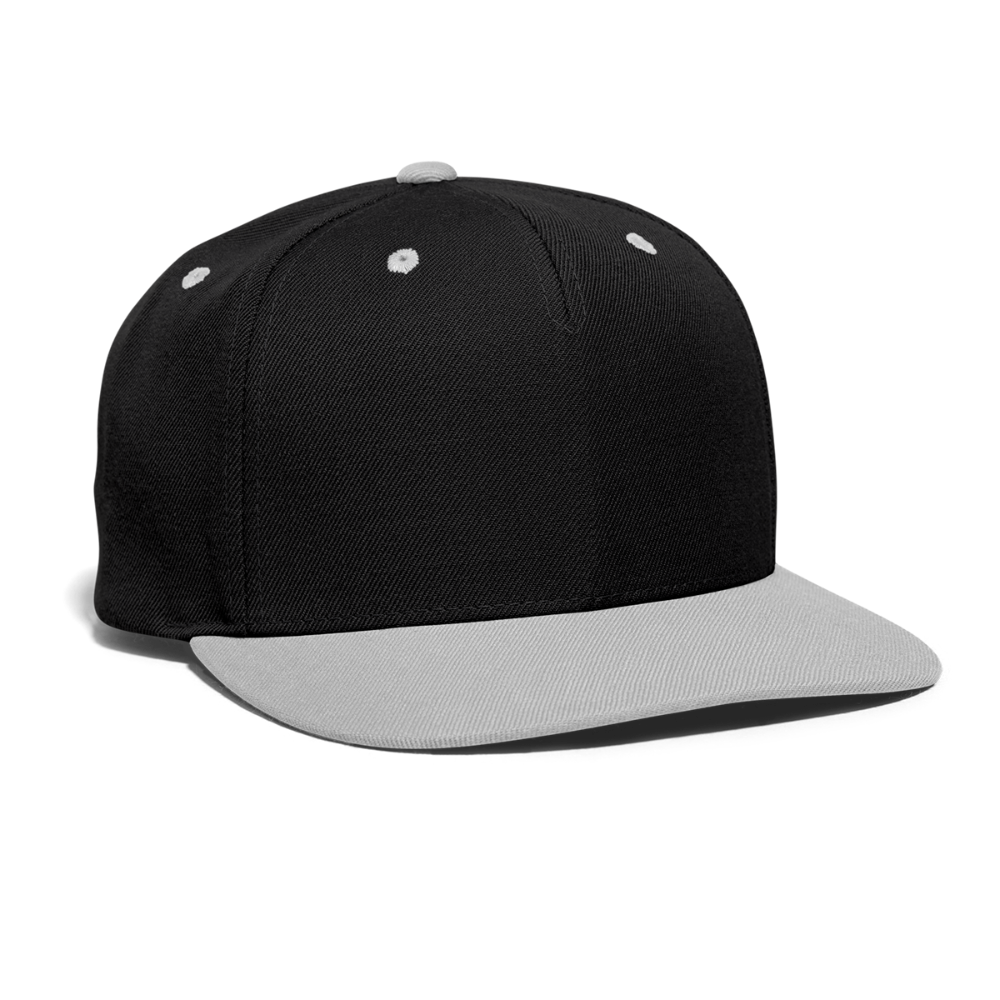 Cappellino snapback in contrasto cromatico | Beechfield - nero/grigio