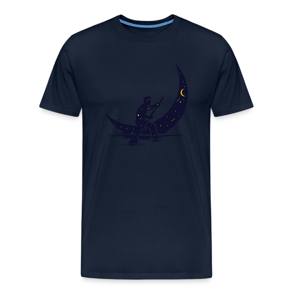 Maglietta Premium da uomo | Spreadshirt | Moon Boat - navy