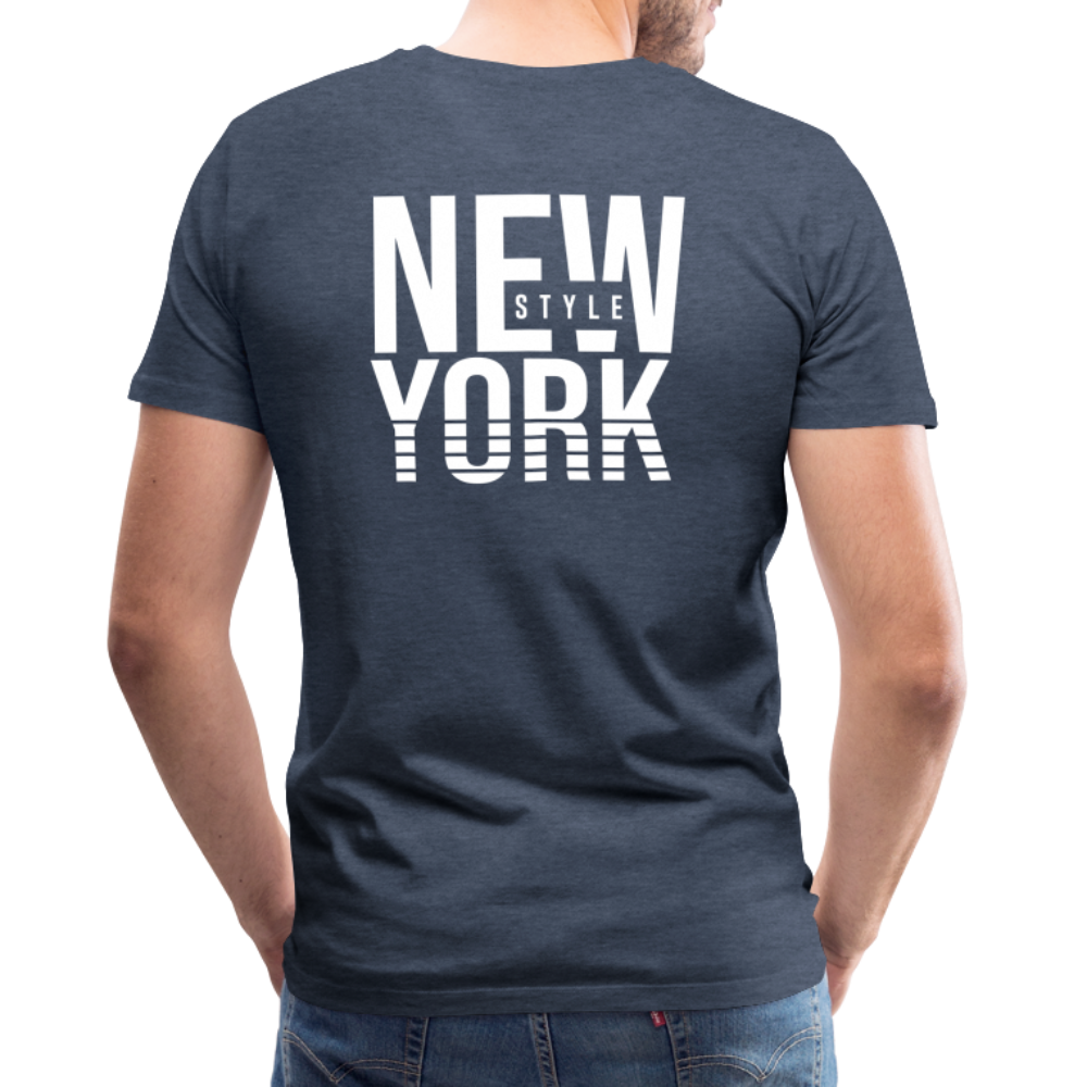 Maglietta Premium da uomo | Spreadshirt | New York Style - bluastro