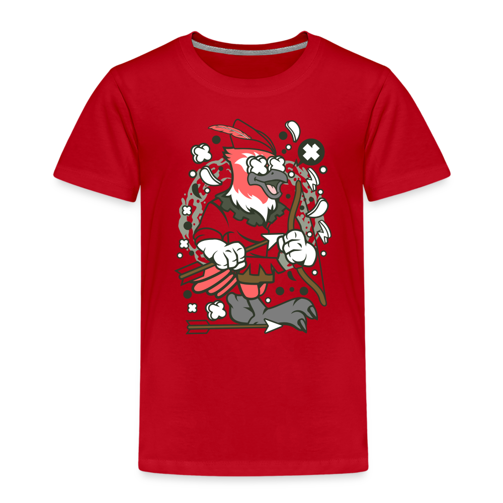 Maglietta Premium per bambini | Spreadshirt | Bird Robin - rosso