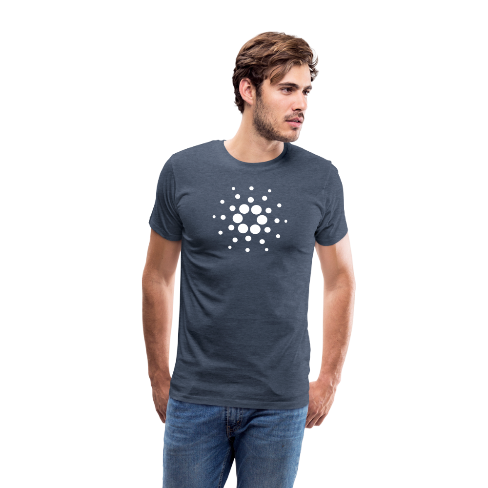 Maglietta Premium da uomo | Cardano™ - bluastro