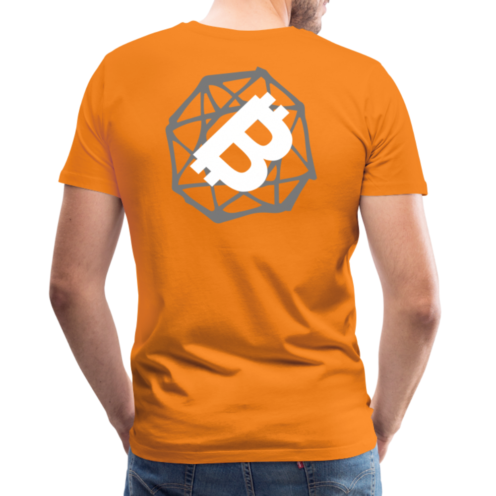 Maglietta Premium da uomo | Spreadshirt | BTC#1 - arancione