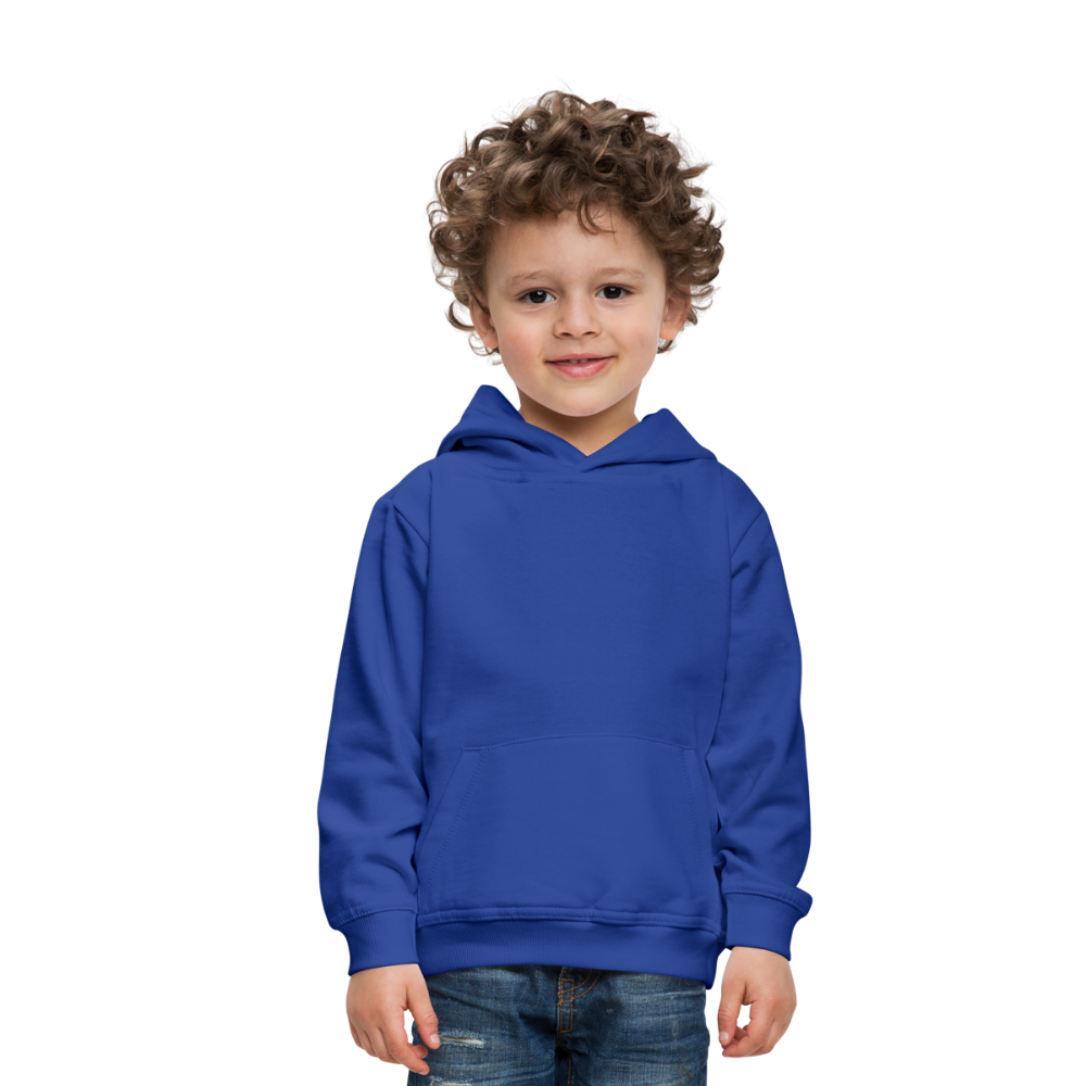 Felpa con cappuccio Premium per bambini | Personalizzabile - blu royal