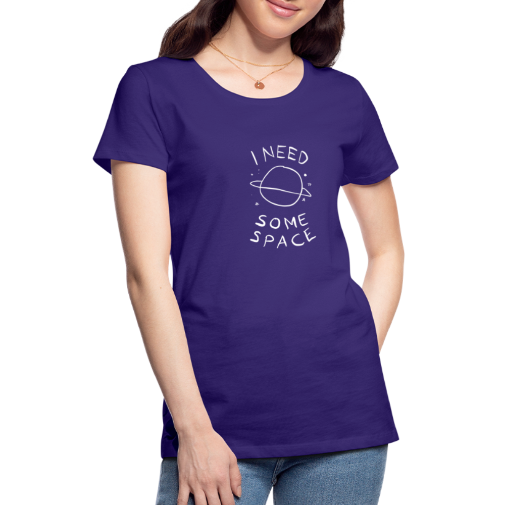 Maglietta Premium da donna | Spreadshirt | I Need Some Space - viola