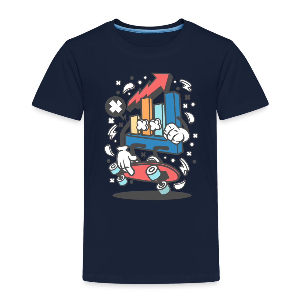 Maglietta Premium per bambini | Spreadshirt | Chart Skater - navy