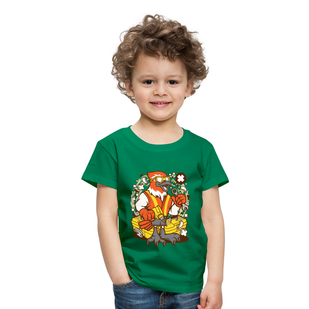 Maglietta Premium per bambini | Spreadshirt | Bird Mechanic - verde kelly