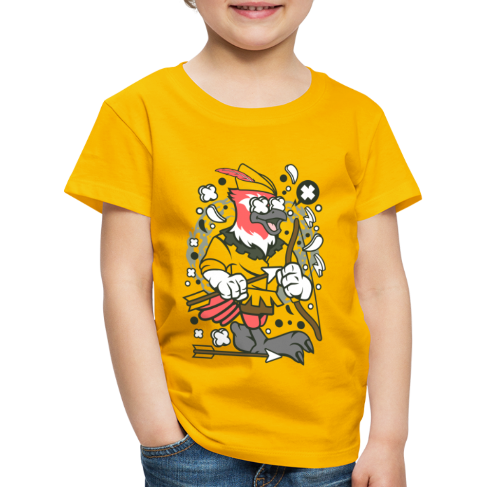 Maglietta Premium per bambini | Spreadshirt | Bird Robin - giallo sole