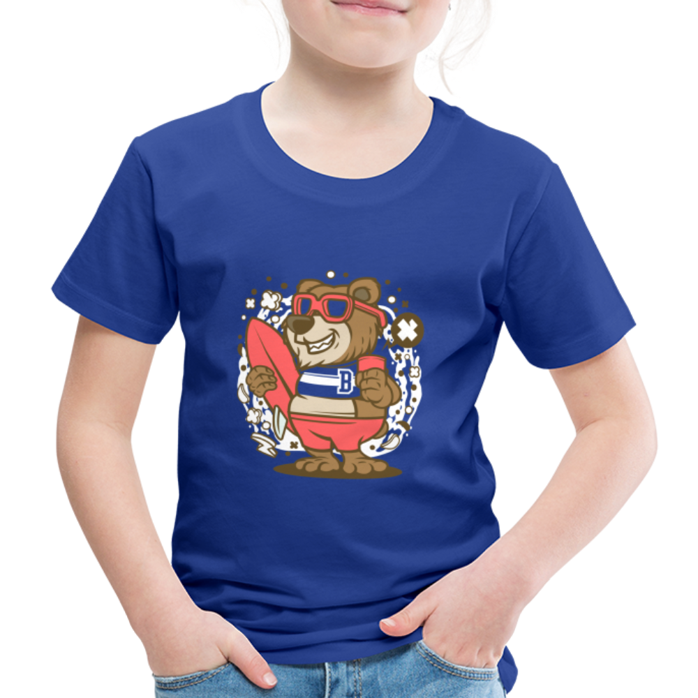 Maglietta Premium per bambini | Spreadshirt | Bear Surfing - blue royal