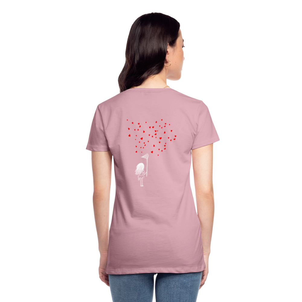 Maglietta Premium da donna | Spreadshirt | Collect Hearts - rosa chiaro