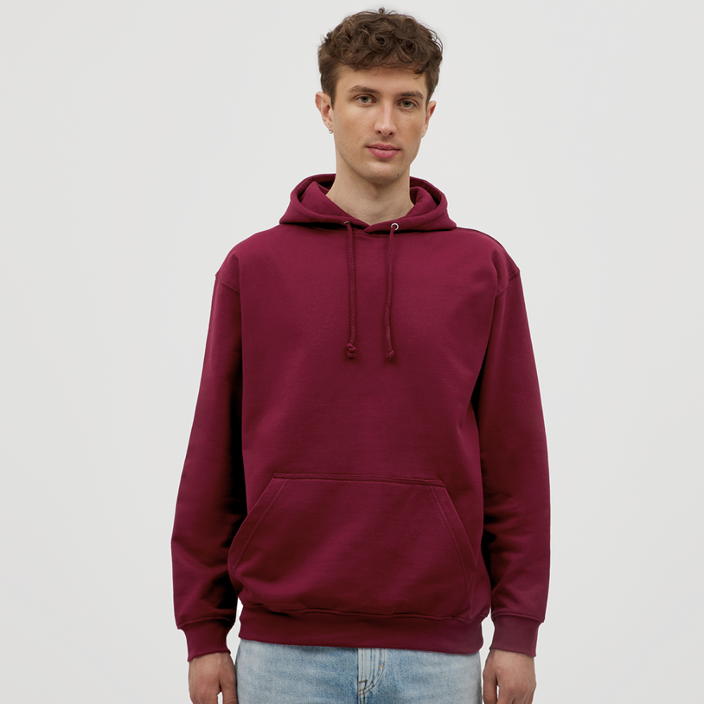 Felpa con cappuccio unisex | AWDis - rosso bordeaux