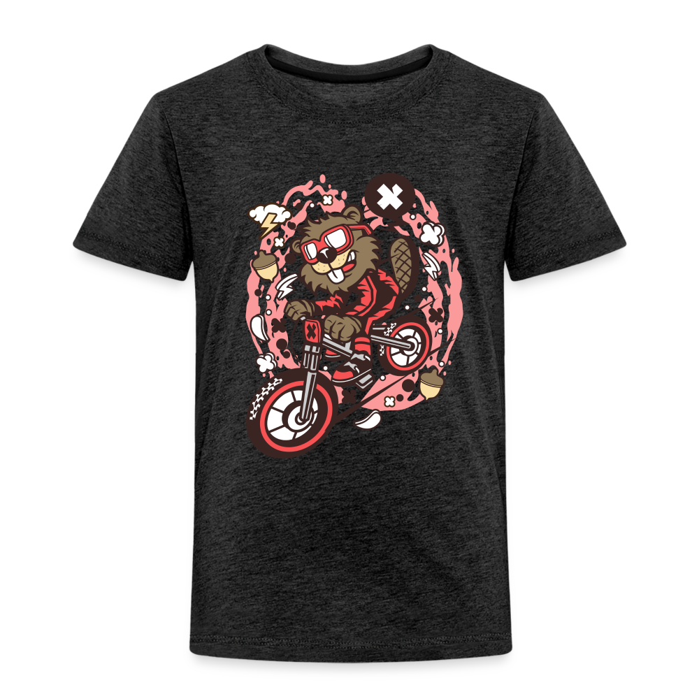 Maglietta Premium per bambini | Spreadshirt | Beaver Downhill - antracite