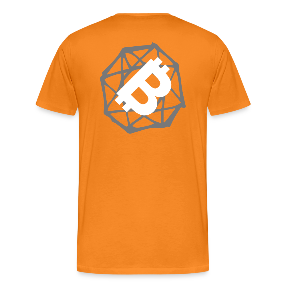 Maglietta Premium da uomo | Spreadshirt | BTC#1 - arancione