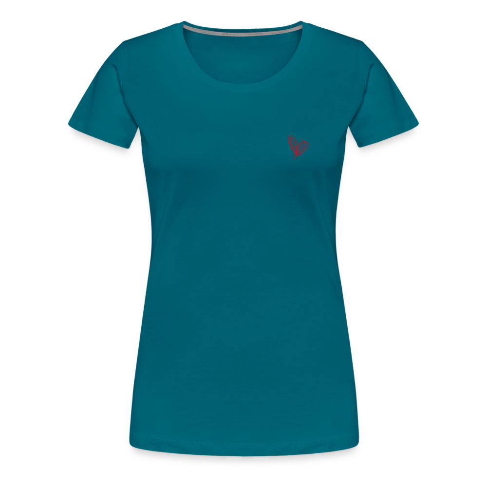 Maglietta Premium da donna | Spreadshirt | Collect Hearts - blu diva