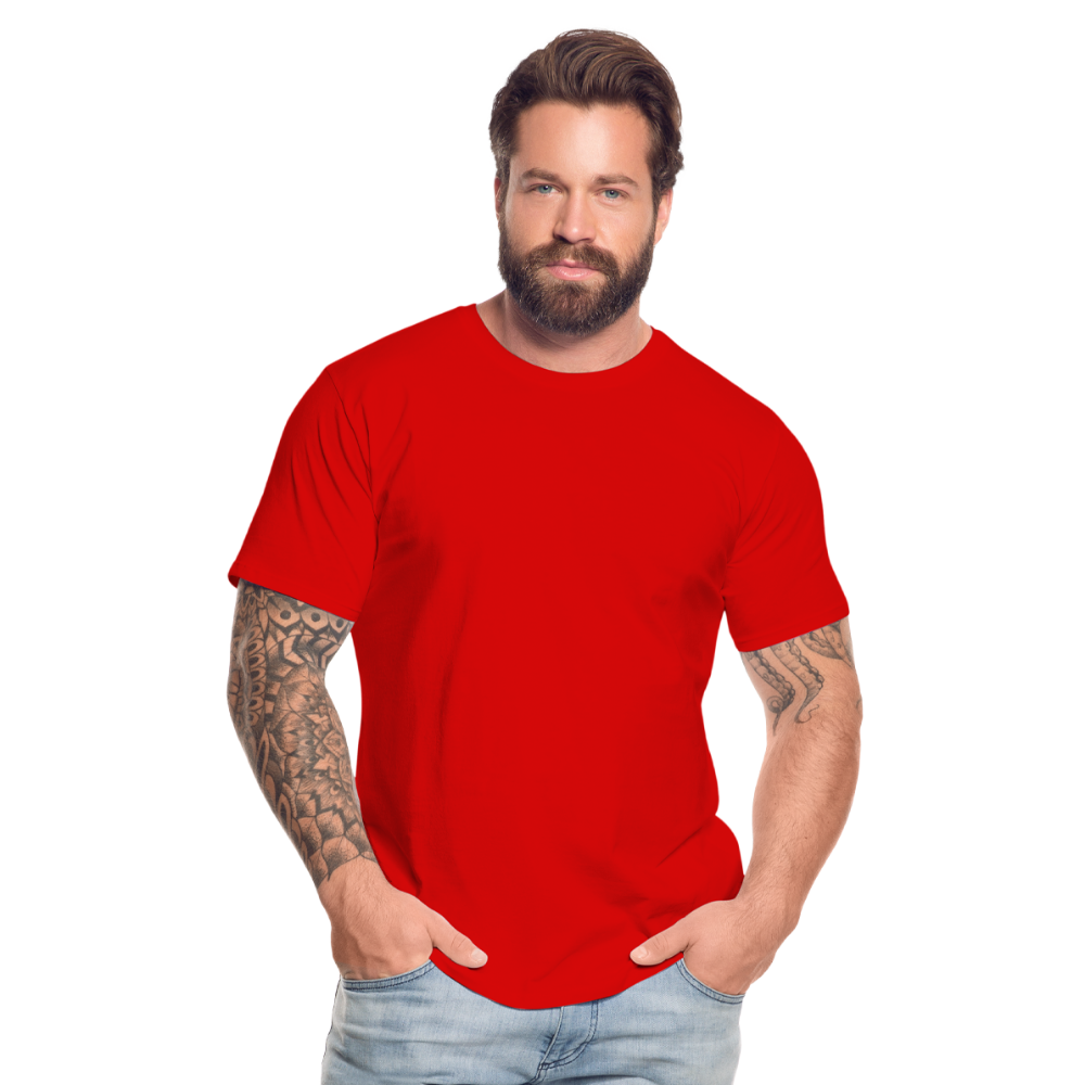 Maglietta ecologica premium da uomo | Spreadshirt - rosso