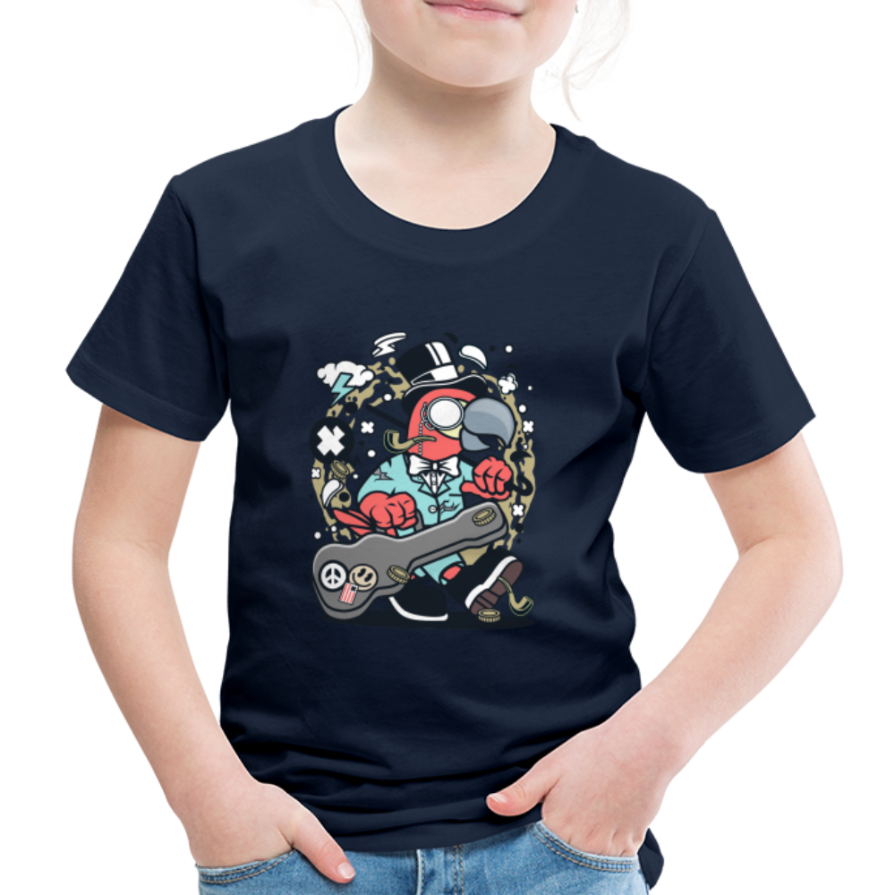 Maglietta Premium per bambini | Spreadshirt | Bird Guitarist - navy