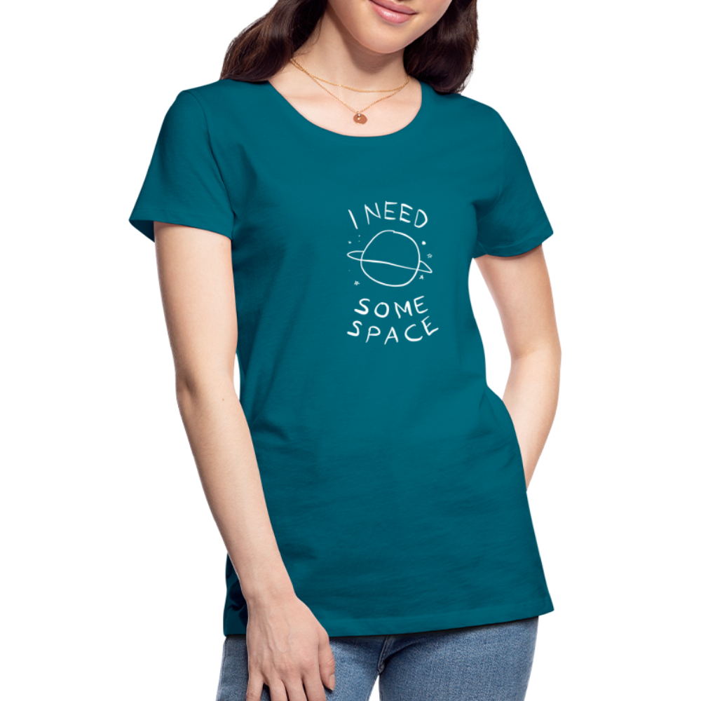 Maglietta Premium da donna | Spreadshirt | I Need Some Space - blu diva