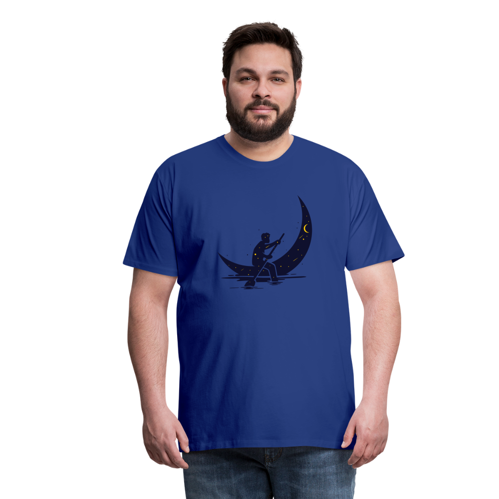 Maglietta Premium da uomo | Spreadshirt | Moon Boat - blue royal