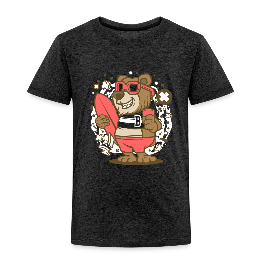 Maglietta Premium per bambini | Spreadshirt | Bear Surfing - antracite