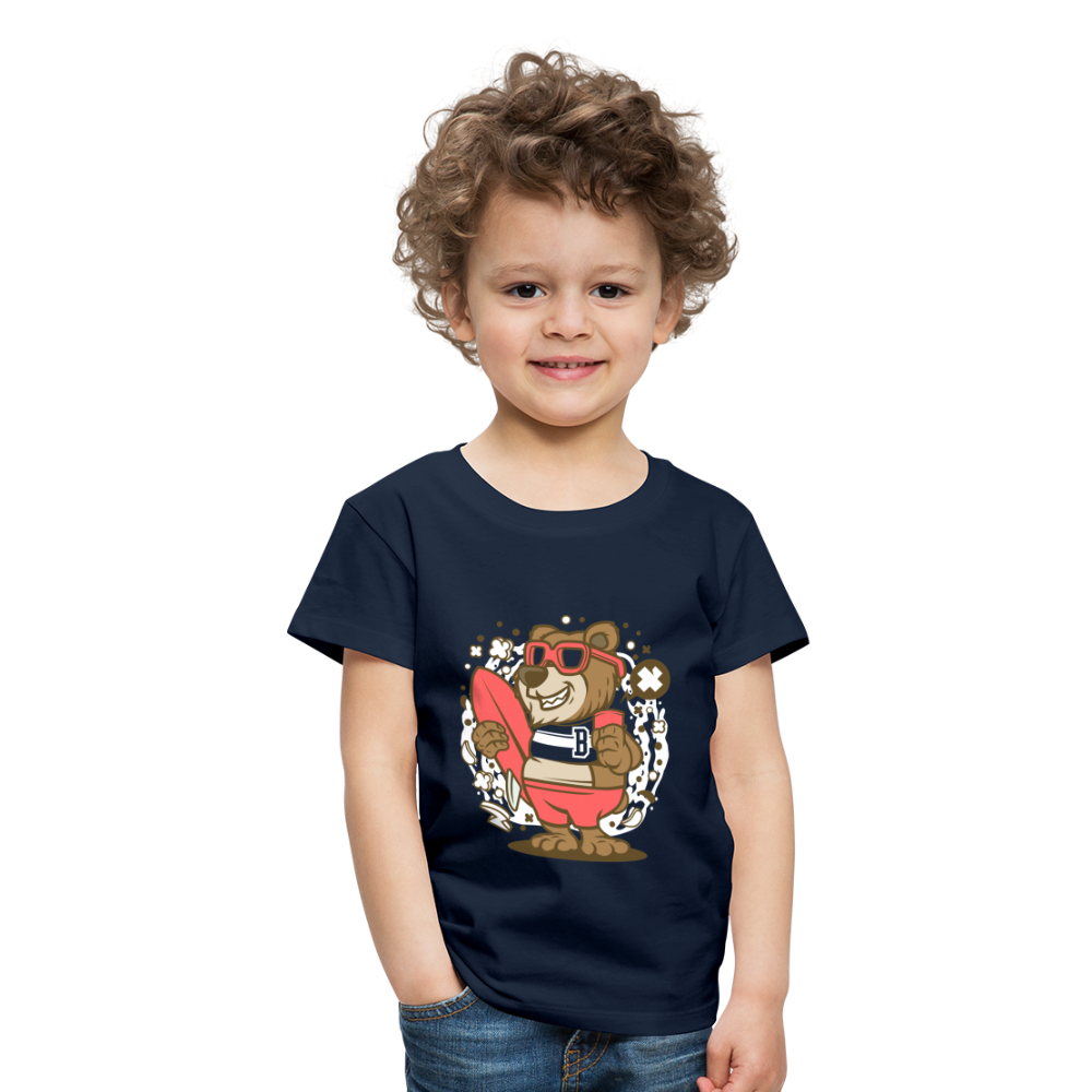 Maglietta Premium per bambini | Spreadshirt | Bear Surfing - navy