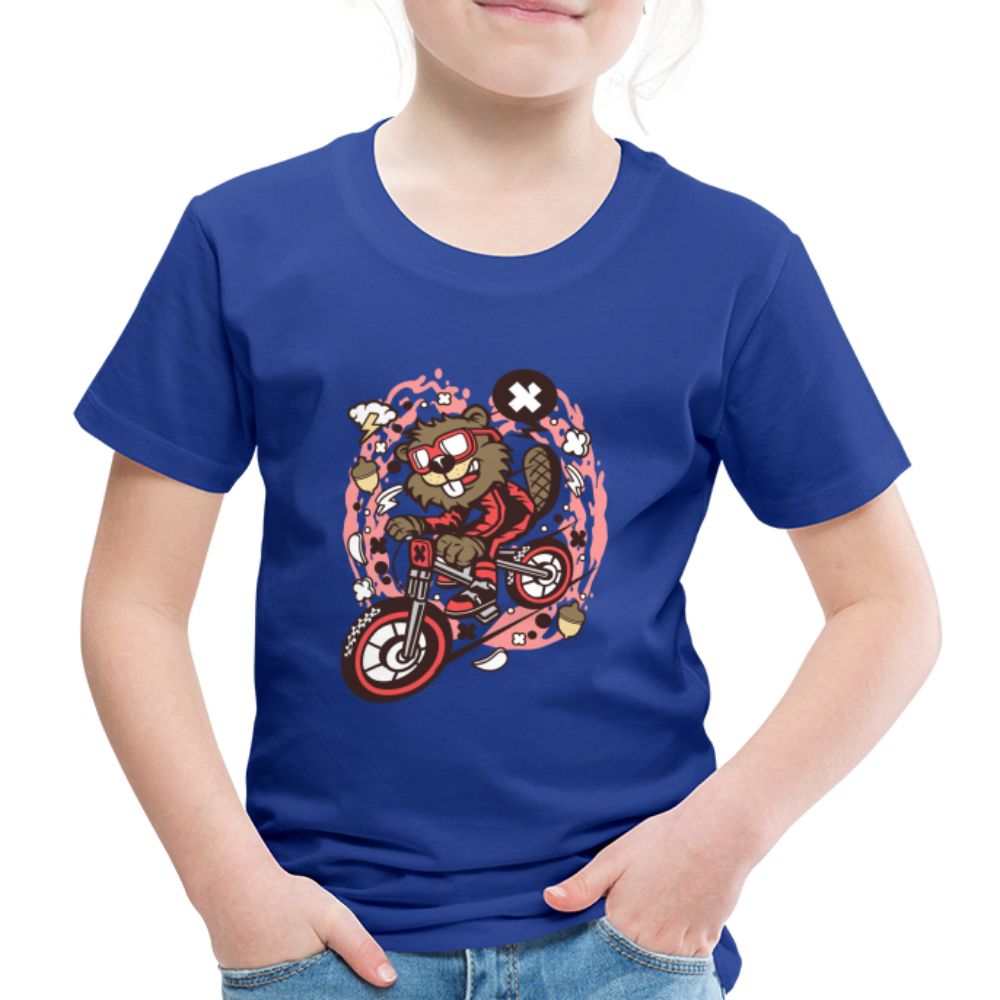 Maglietta Premium per bambini | Spreadshirt | Beaver Downhill - blue royal